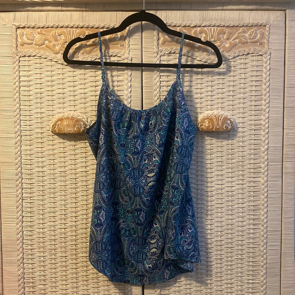 Blue Medallion tank top